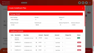 Installments Management Application