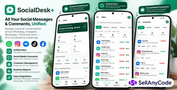 SocialDesk+ Omnichannel Social Commerce & Business Management Platform