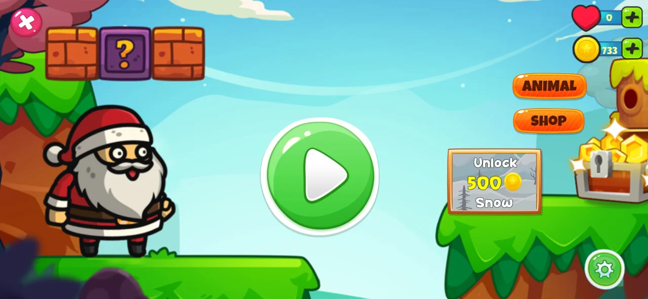 Santa vs SnowMan Adventure — screenshot 1