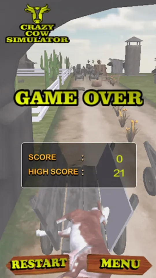 Crazy Cow Simulator 3D — screenshot 5