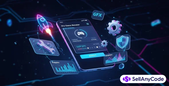 Pro Game Booster - Ultimate Performance & GFX Tool with Cyberpunk Theme