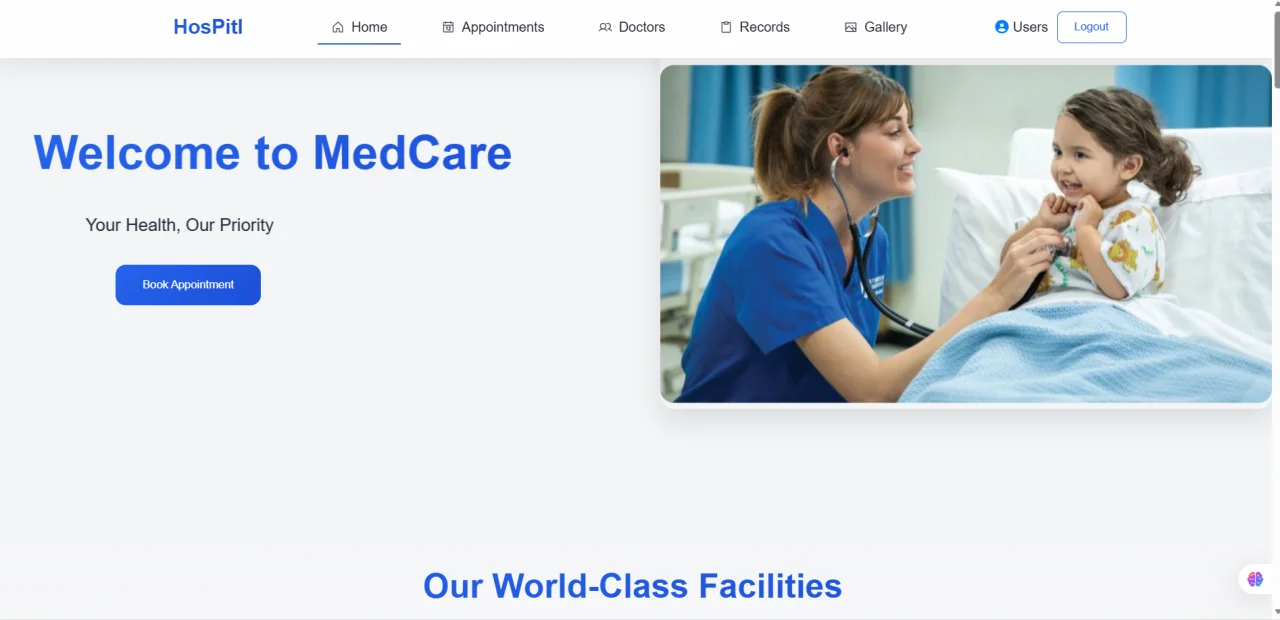 Hospital Management System in PHP with Full Source Code — screenshot 7