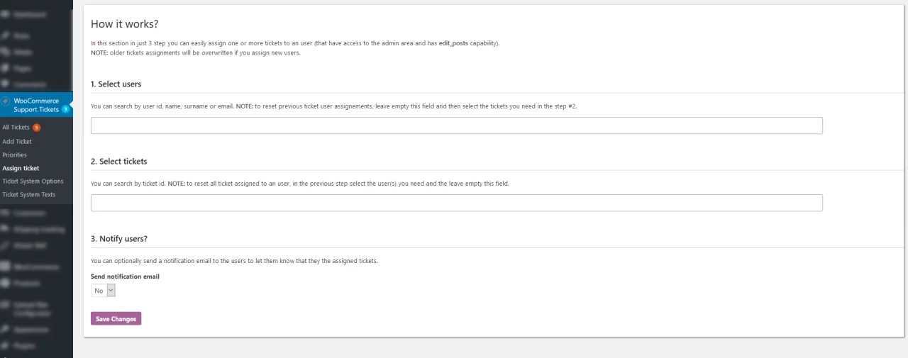 WooCommerce Support Ticket System — screenshot 3