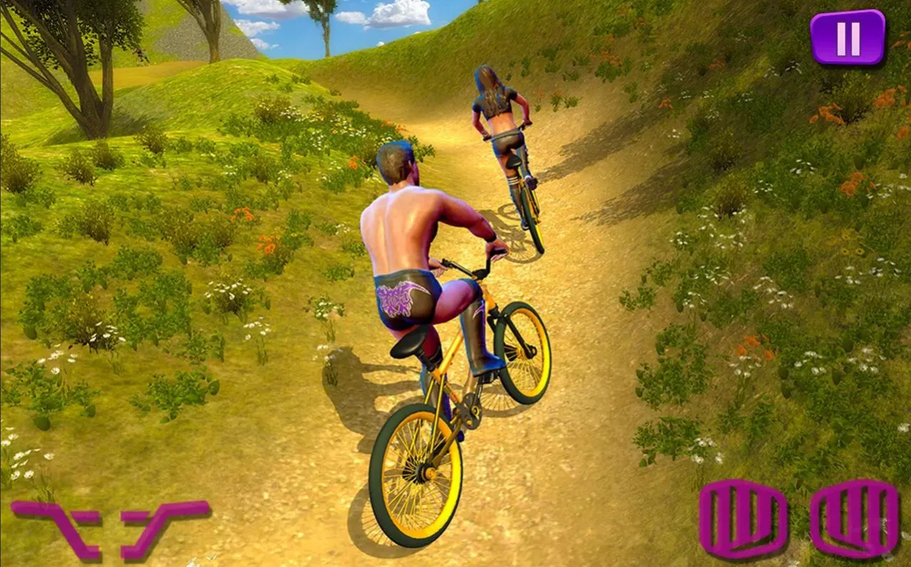 Wrestlers Bike Race Free — screenshot 2