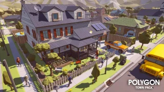 POLYGON Town Pack - Low Poly 3D Art by Synty