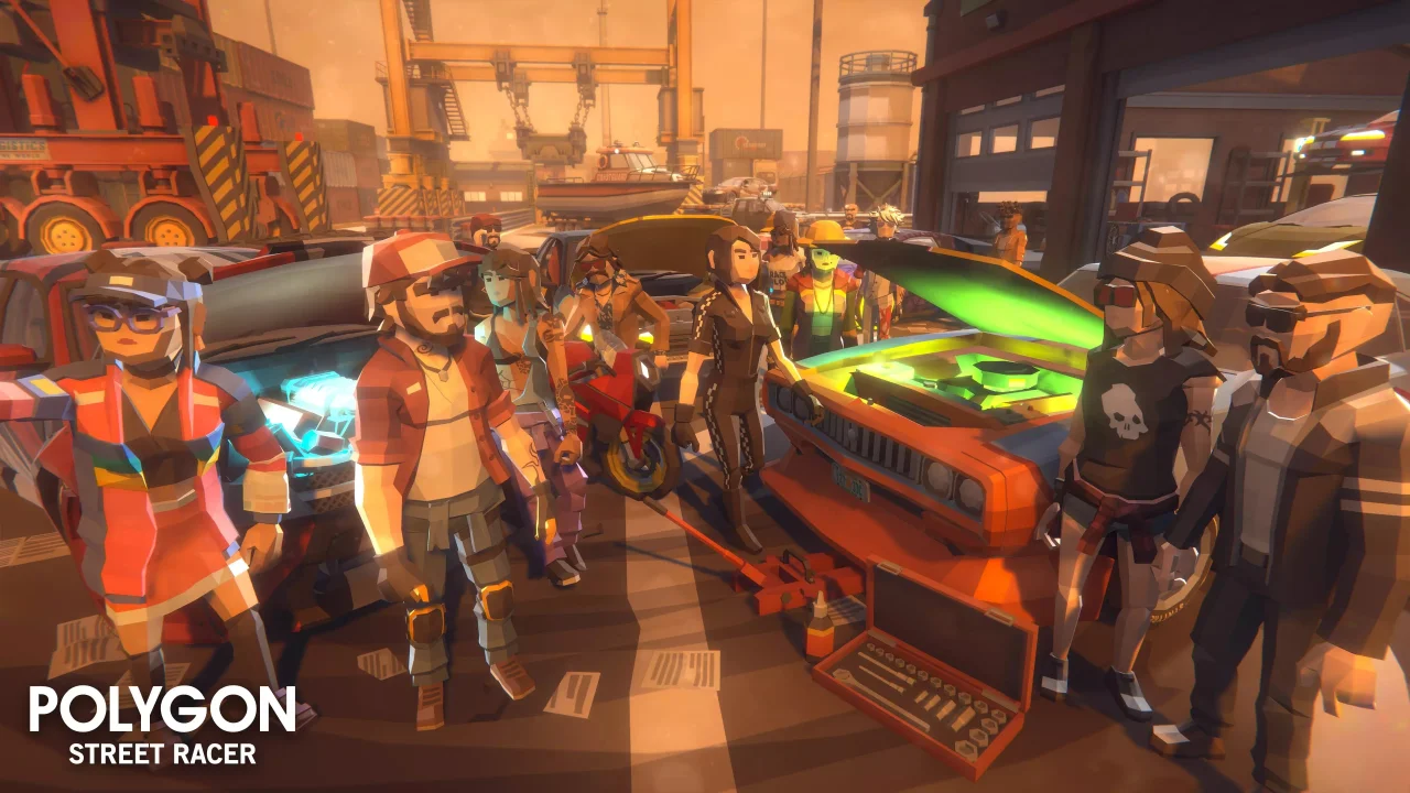 POLYGON - Street Racer - Low Poly 3D Art by Synty — screenshot 2