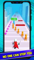 Hit & Run: Levelup Solo Runner - New Top Trending Unity Template Game