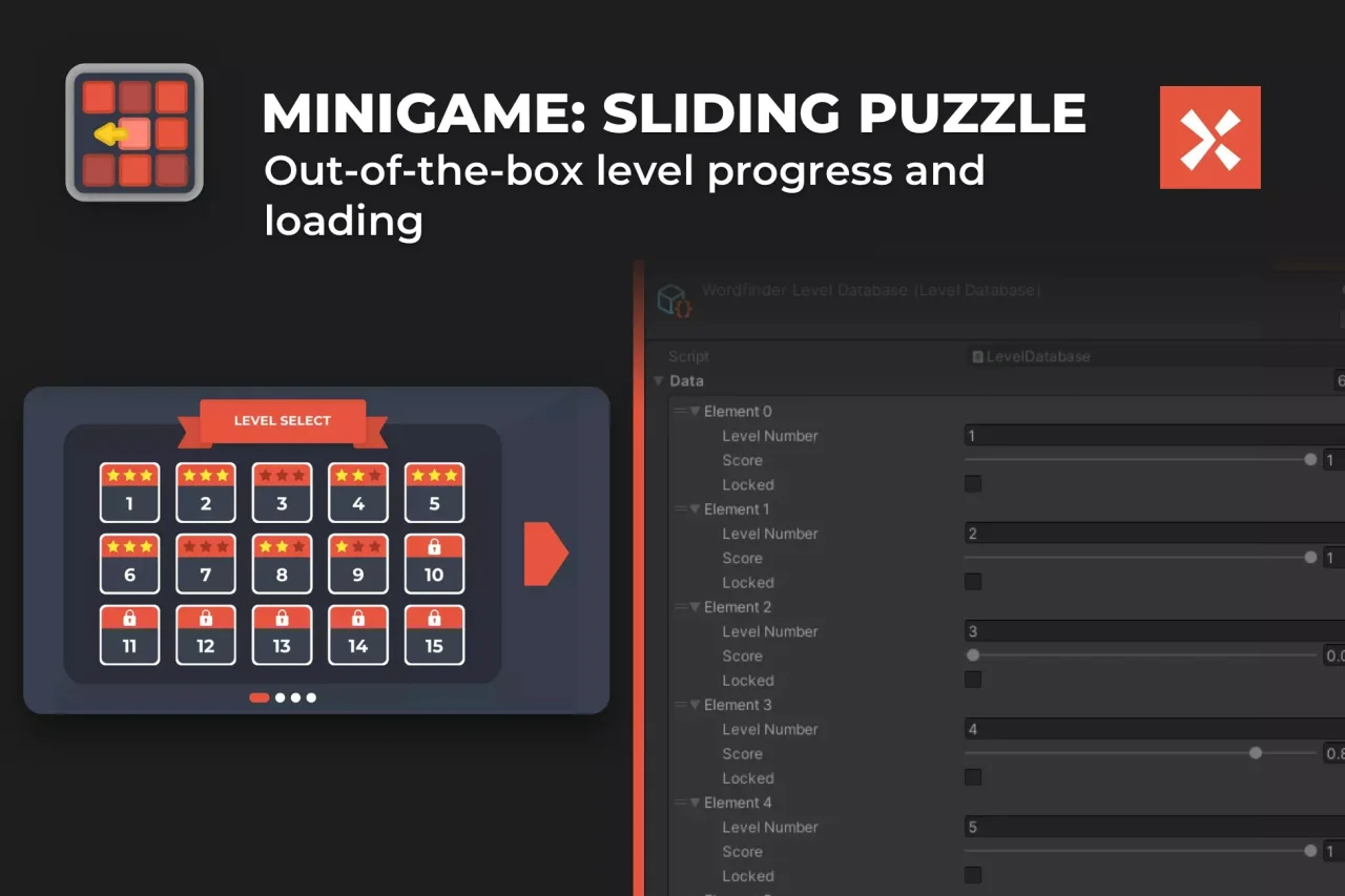 Sliding Puzzle Game Template — screenshot 1