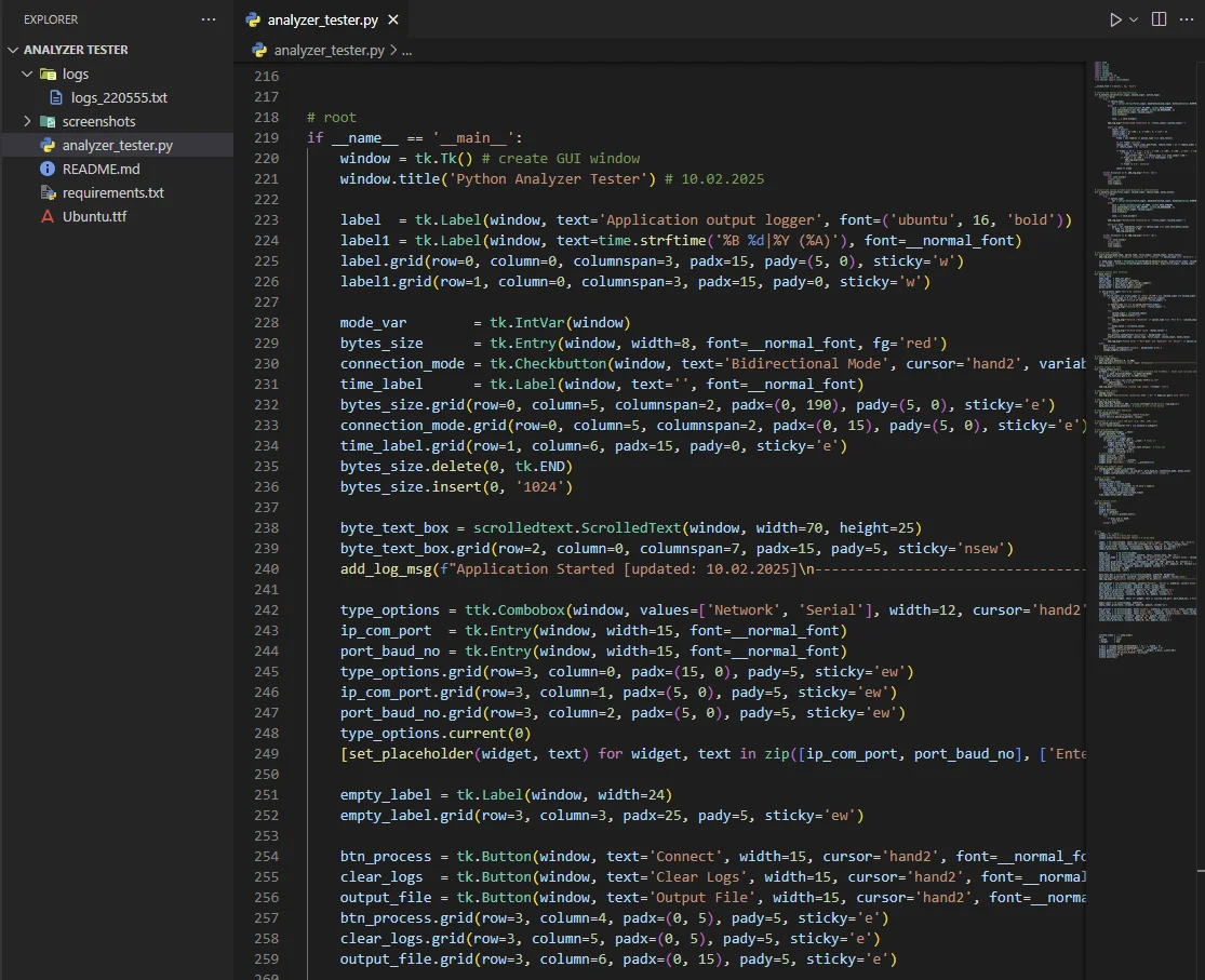 MediConnect Tester: Python Medical Analyzer Simulator & Communication Protocol Tool — screenshot 5