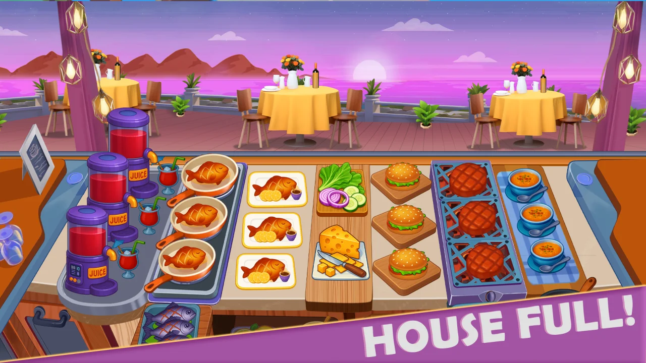 Cooking Game Template Restaurant System with 210+ Levels & Boosters — screenshot 1