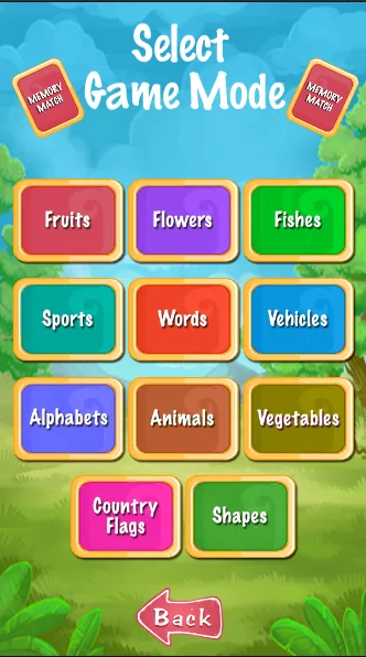 Kids Memory Match - Unity3D Source Code Template — screenshot 2