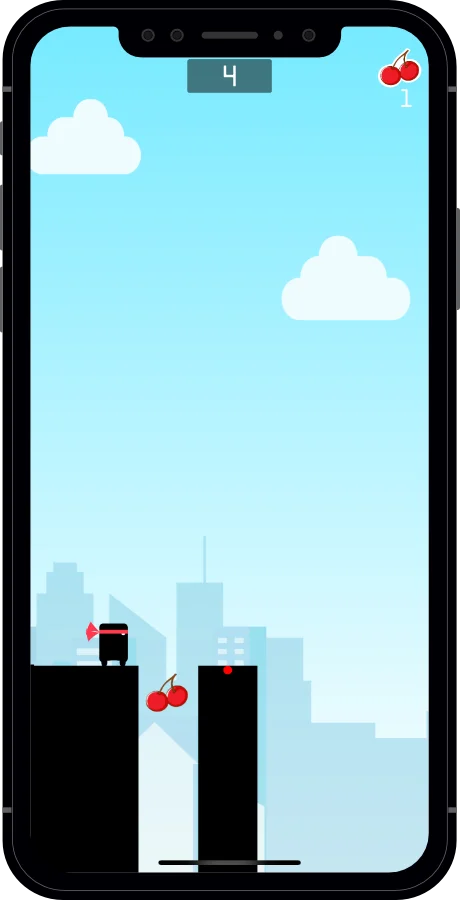 Stick Hero - iOS Game SpriteKit Swift 5 — screenshot 2
