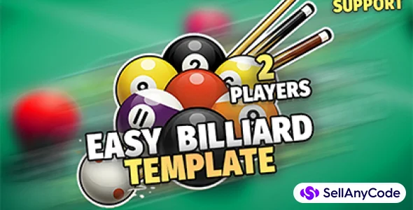 Easy 8 Ball Pool (Billiard) Template (PC/Mobile)