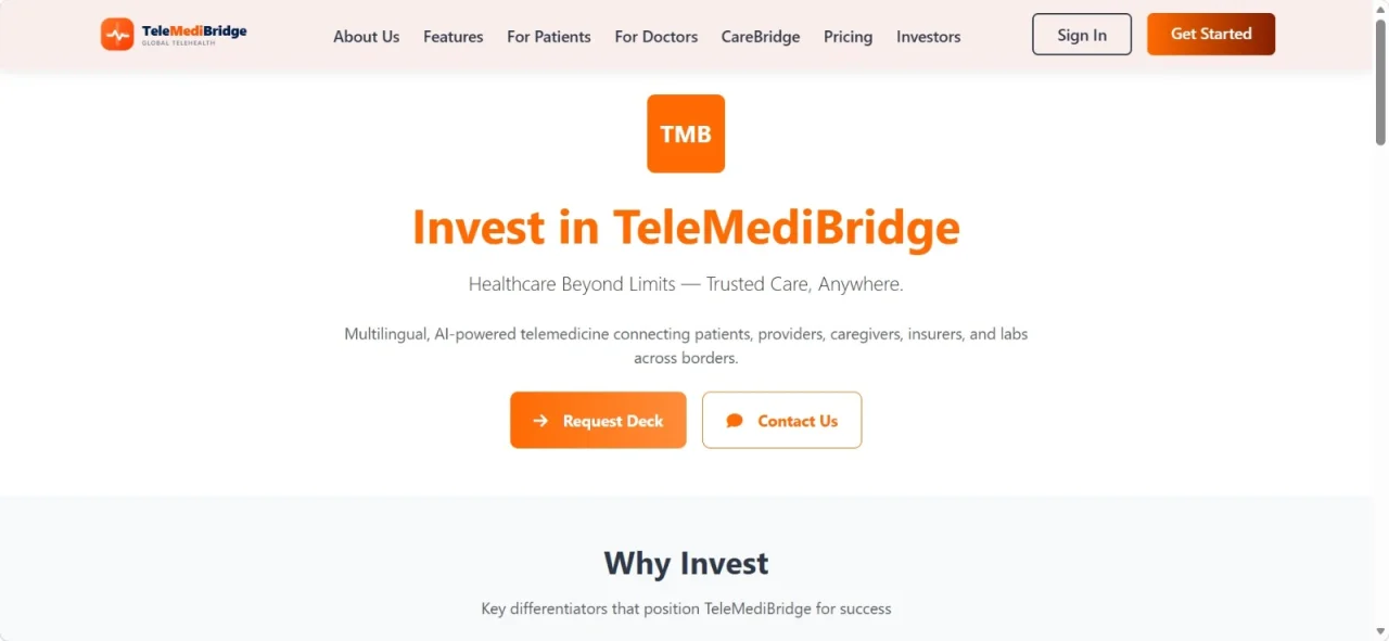 TeleMediBridge Telehealth & Remote Care Management Platform — screenshot 4