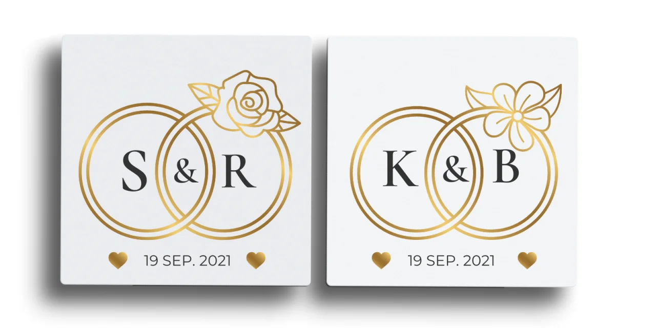 Wedding Ring Flora Logo Templates — screenshot 1