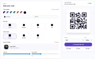 QR Modern QR Code Generator Website