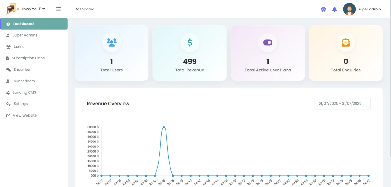 Invoice Pro SaaS Invoicing & Billing System — screenshot 5