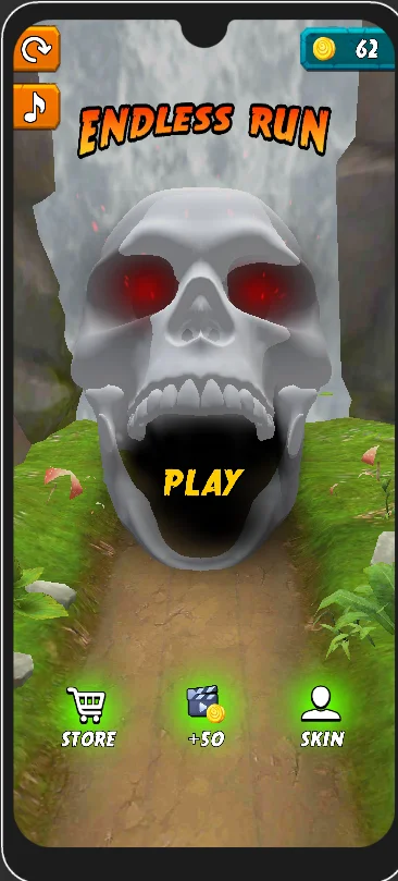 Temple Run Endless Runner Game Unity Source Code — screenshot 1