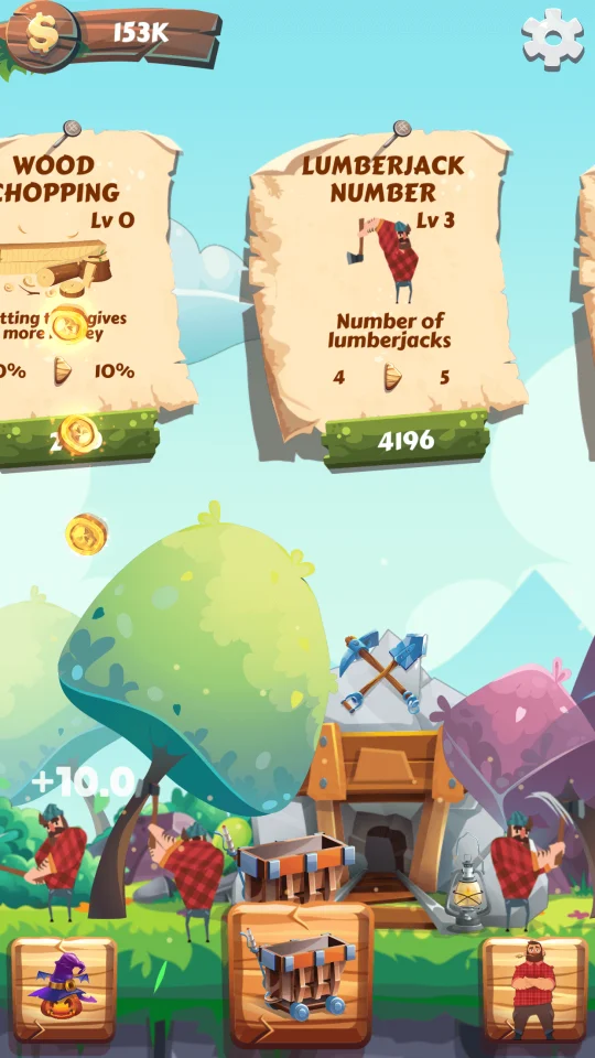 Chop & Mine Game Template — screenshot 1