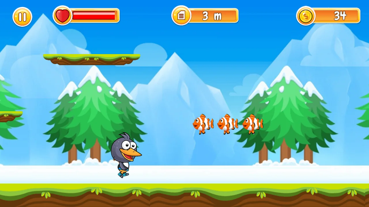 Penguin Jump Escape + Unity Project + iOS and Android — screenshot 1