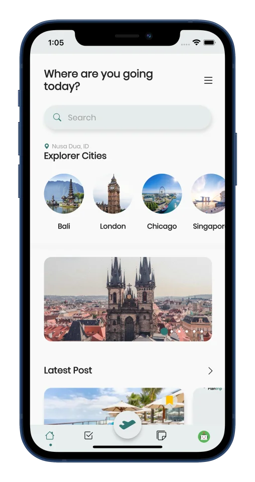 PlanTrip - Social Flutter v.2.10 Full App with Chat | Web Admin Panel | AdMob Google — screenshot 1