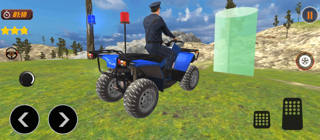 Police ATV Training Off Road — screenshot 3