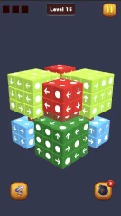 3D Cube Away Puzzle - 150 Levels Unity Project