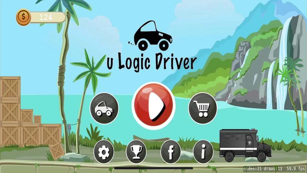 uLogic Driver iOS Car Game SpriteKit Swift 5 — screenshot 1
