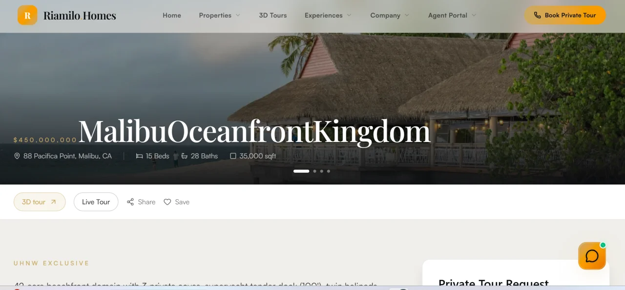 Riamilo Homes - Next.js Real Estate Template — screenshot 6