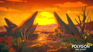 POLYGON - Arid Desert - Nature Biomes - Low Poly 3D Art by Synty