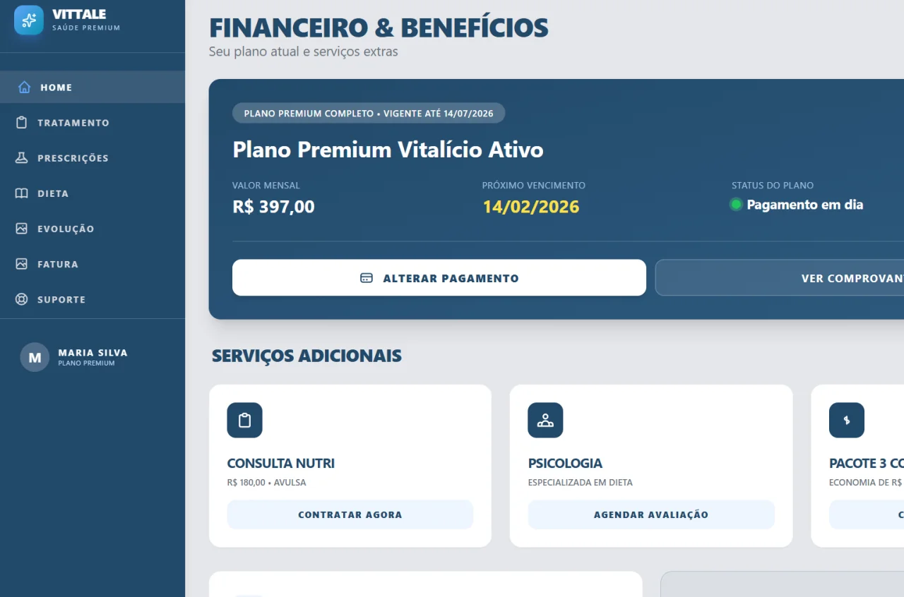 VitalTrack Health Dashboard — screenshot 2