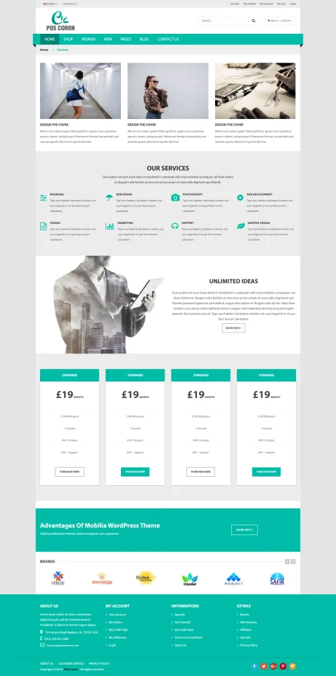 POS Coron – Responsive HTML5 eCommerce Website Template with Full Pages — screenshot 10