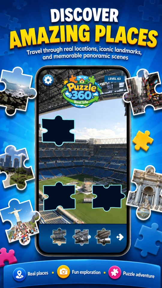 Puzzle 360 Real Life - Godot Android Game Template — screenshot 4