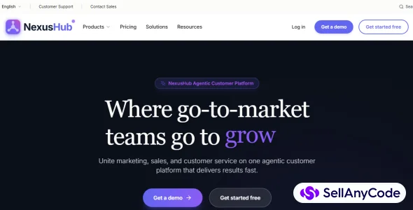 NexusHub Agentic Customer Platform & CRM Client — cover