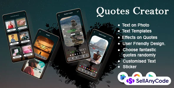 Quote Writer - Quote Maker App for Instagram - Add Text Text on Photo Editor & Photo Text Editor