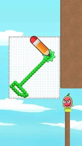 Draw to Crash Watermelon — screenshot 3