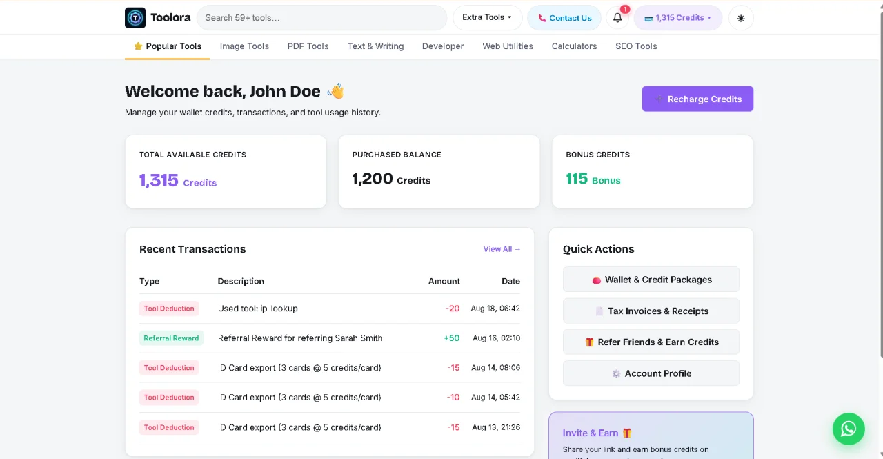 Toolora — In-Browser Canva Alternative, Video Reels Generator & 63+ Micro-SaaS Tools (Laravel 12) — screenshot 8
