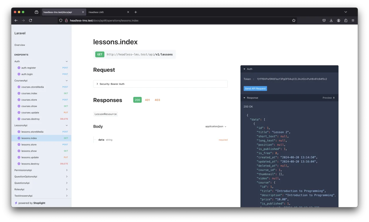 Headless LMS — screenshot 4