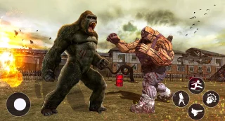 Fighting Gorilla vs Monster