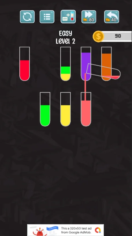 Water Sort Puzzle, Liquid Sorting (Complete Unity Game +AdMob) — screenshot 10