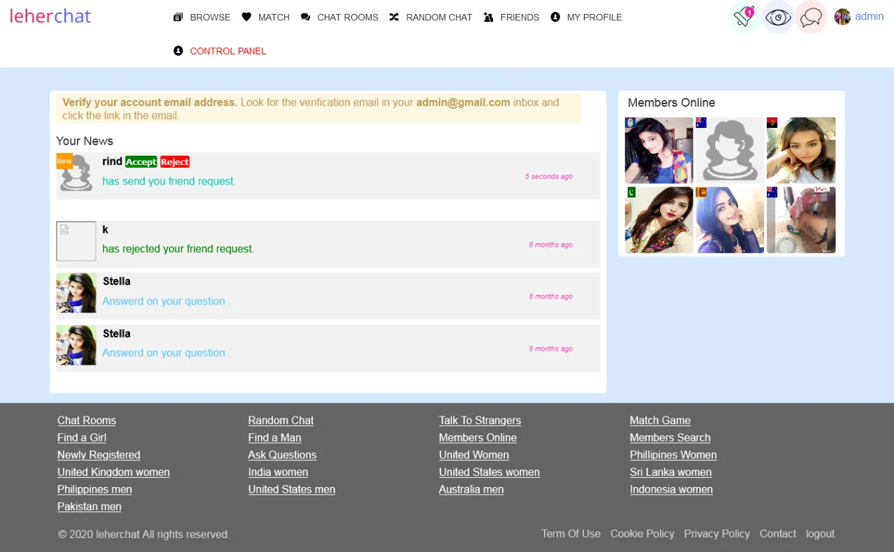 Group Chat Room Website Script with Audio, Video Call — screenshot 3