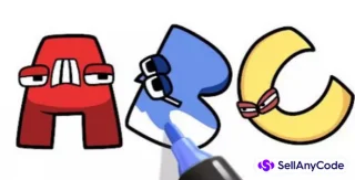 Coloring Alphabet Lore