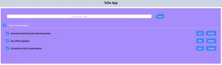 To Do App