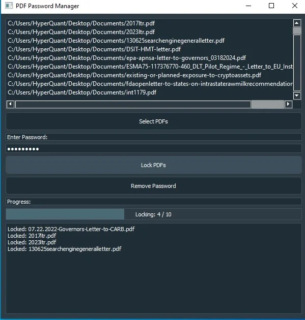 PDF Locker — screenshot 2