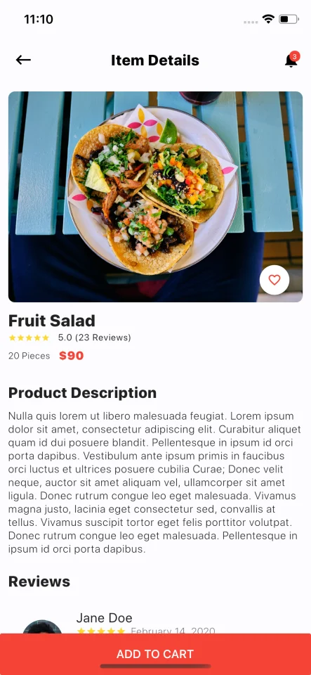 Resaurant App with Source Code — screenshot 4