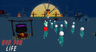 Squid Halloween Death Survive