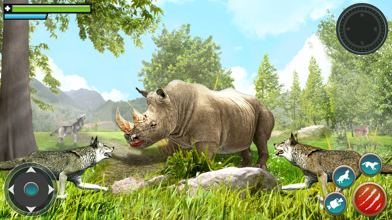 Wolf Simulator Attack Games 3D — screenshot 2