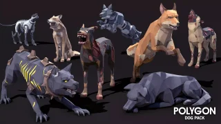 Dog Pack - Synty POLYGON - Dog Animations and Controller