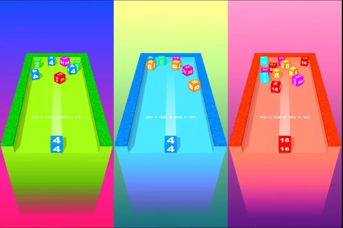 Merge 2048 3D — screenshot 1