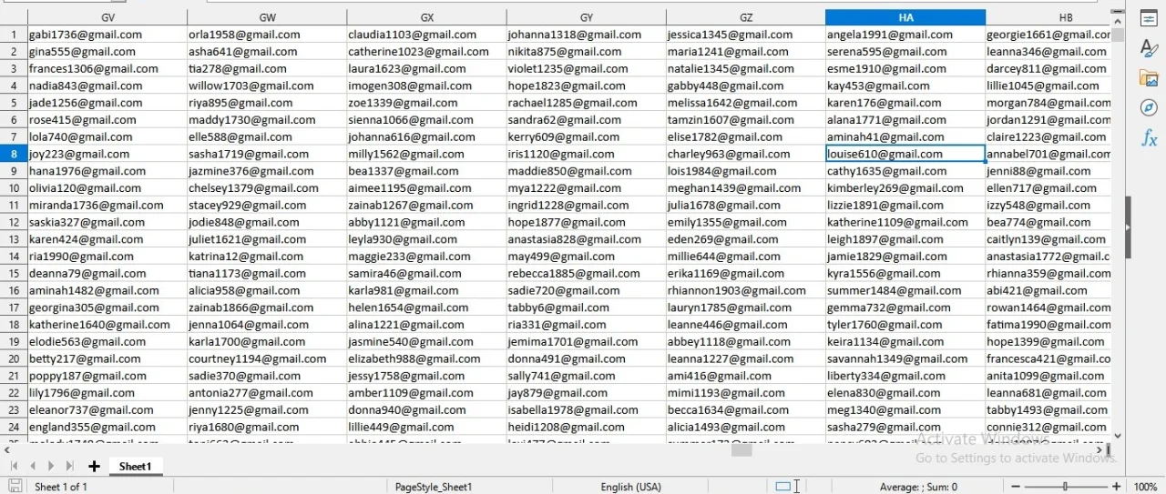 UK Verified Email List — screenshot 1